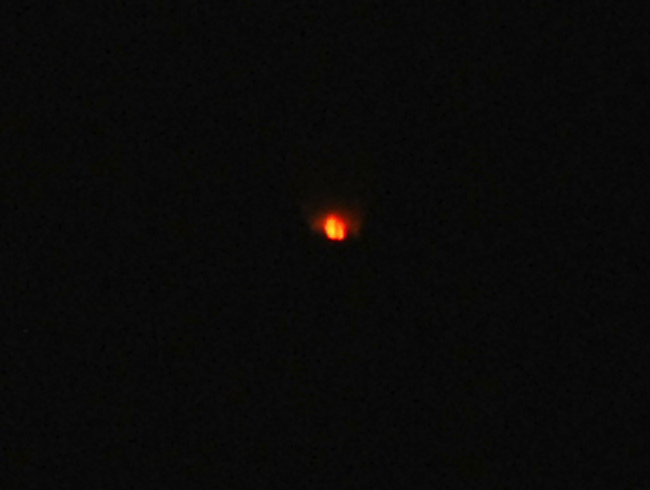 UFO Orange Light