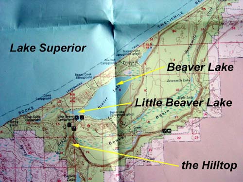 Map Beaver Basin