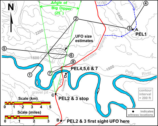 Map of Pelly Crossing